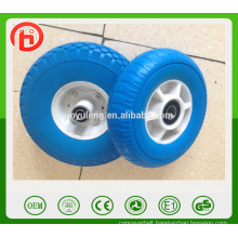 8 inch Plastic rim high quality pu foam solid wheel for Japan, South Korea market